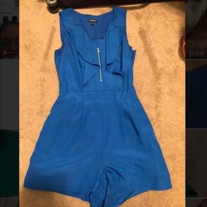 Express blue romper